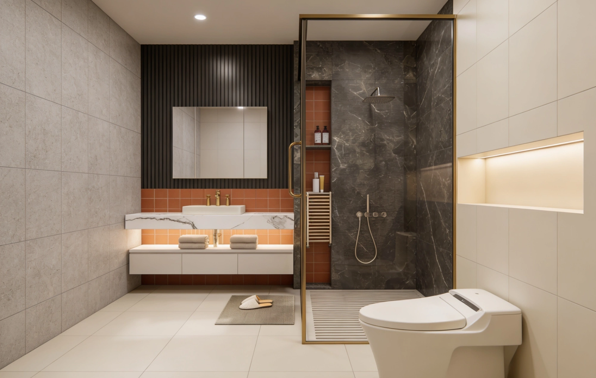 Bathroom Remodeling Los Angeles modern custom bathroom renovation project