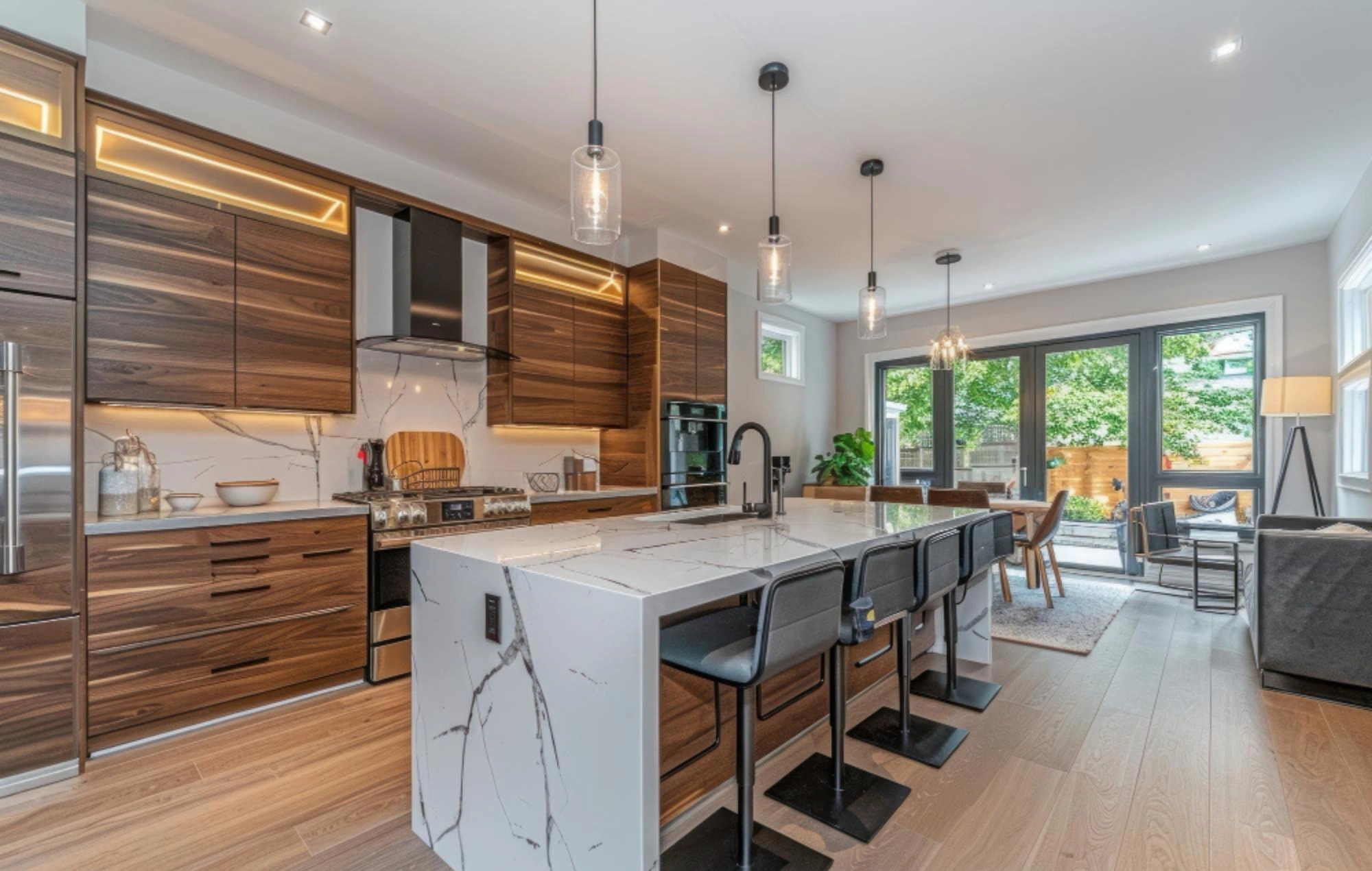 Modern Kitchen Remodeling Los Angeles custom kitchen renovation project